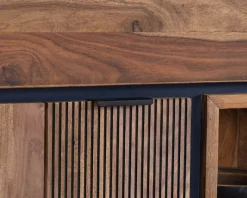 New Argentier avec éclairage intérieur et étagères verre