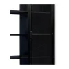 Clearance Armoire industrielle noire en métal 1 porte 4 étagères "Atelier" H.180 Vitrine Et Argentier|Etagère