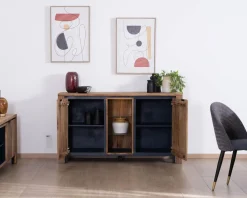 Online Bahut en palissandre et acacia