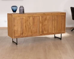 Best Bahut en teck naturel recyclé "Bahia" Buffet Et Bahut