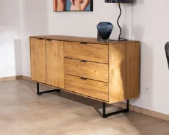 Best Bahut en teck naturel recyclé