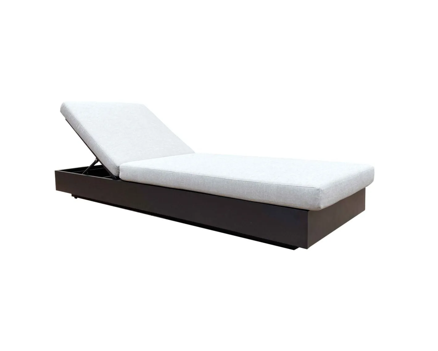 Discount Bain de soleil aluminium et tissu gris clair 1 place "Lisboa" Bain De Soleil