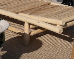 Hot Bain de soleil 1 place design exotique "Sumatra" structure branches Bain De Soleil