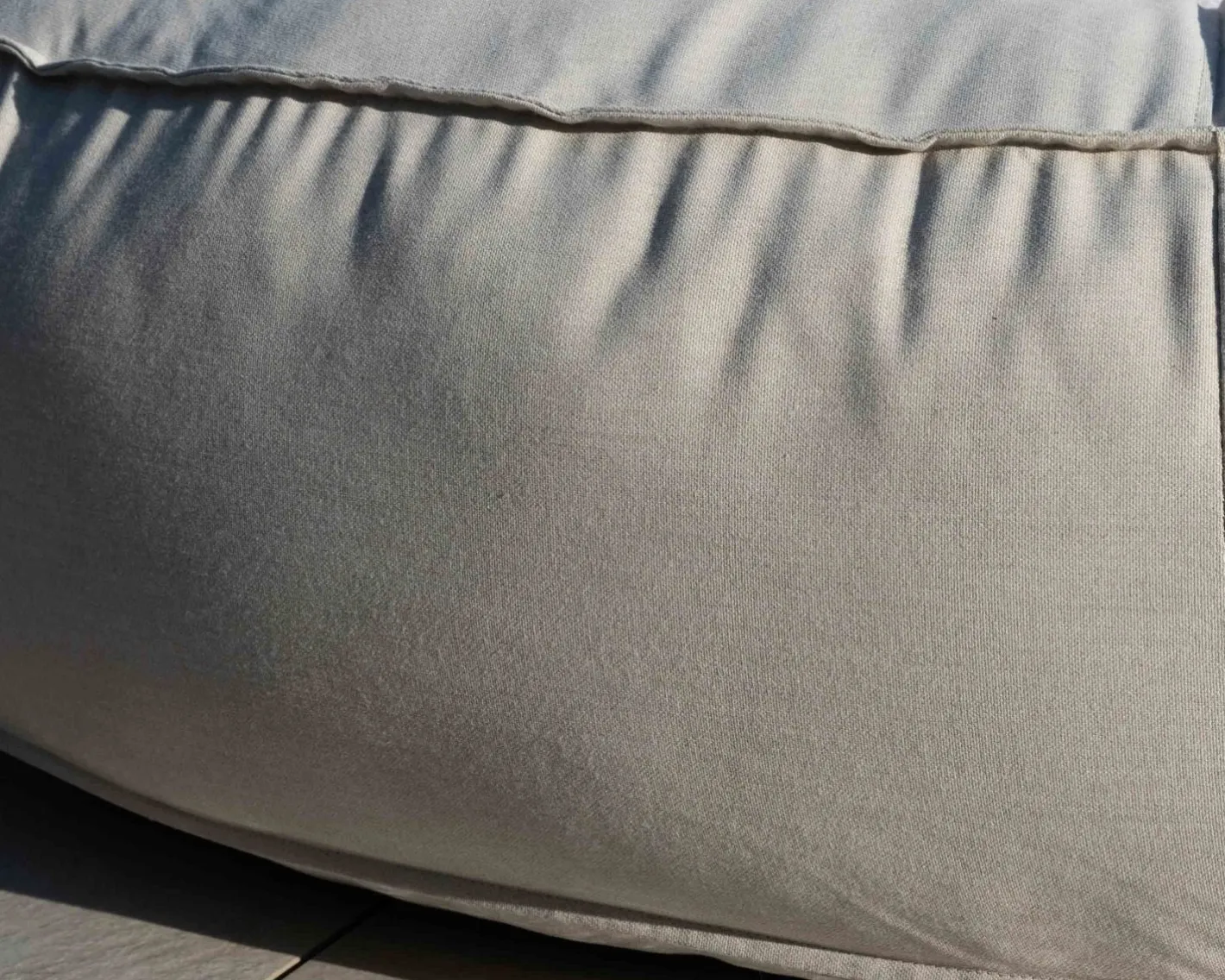 Clearance Bain de soleil rond et moelleux beige diamètre 1m80 "Saint Tropez" Bain De Soleil