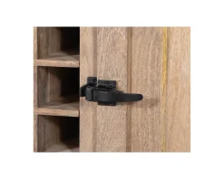 Outlet Billot de cuisine bois massif "Grand Chef" 115cm plateau pierre Billot Et Ilot De Cuisine