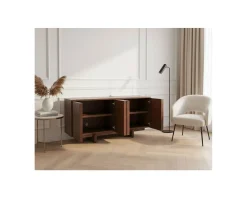 Outlet Buffet bas 4 portes esprit japandi