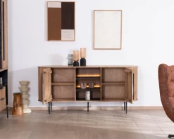 Online Buffet design rétro avec niches centrales