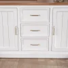 Best Buffet en acacia blanc 165cm et plateau naturel "Trégastel" Buffet Et Bahut
