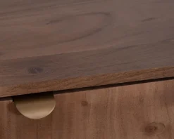 Online Buffet en acacia massif "Yona" 4 portes design épuré Buffet Et Bahut