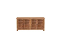 Sale Buffet en bois naturel style colonial "Kerala" 4 portes Buffet Et Bahut
