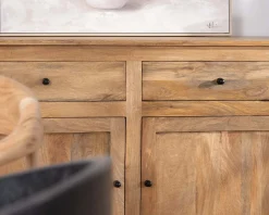 Outlet Buffet esprit maison de campagne "Sarah" 180 cm en manguier Buffet Et Bahut