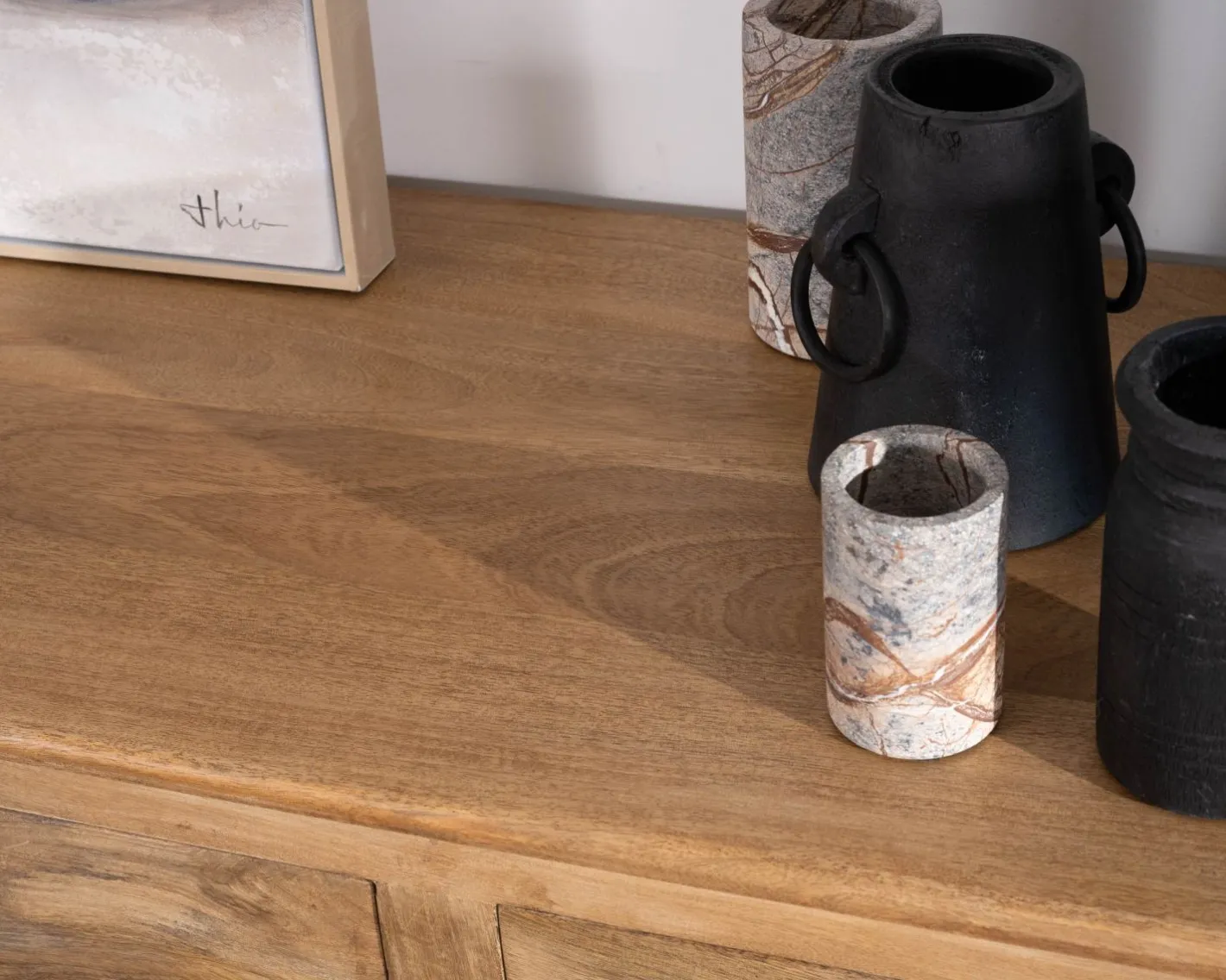 Outlet Buffet esprit maison de campagne "Sarah" 180 cm en manguier Buffet Et Bahut