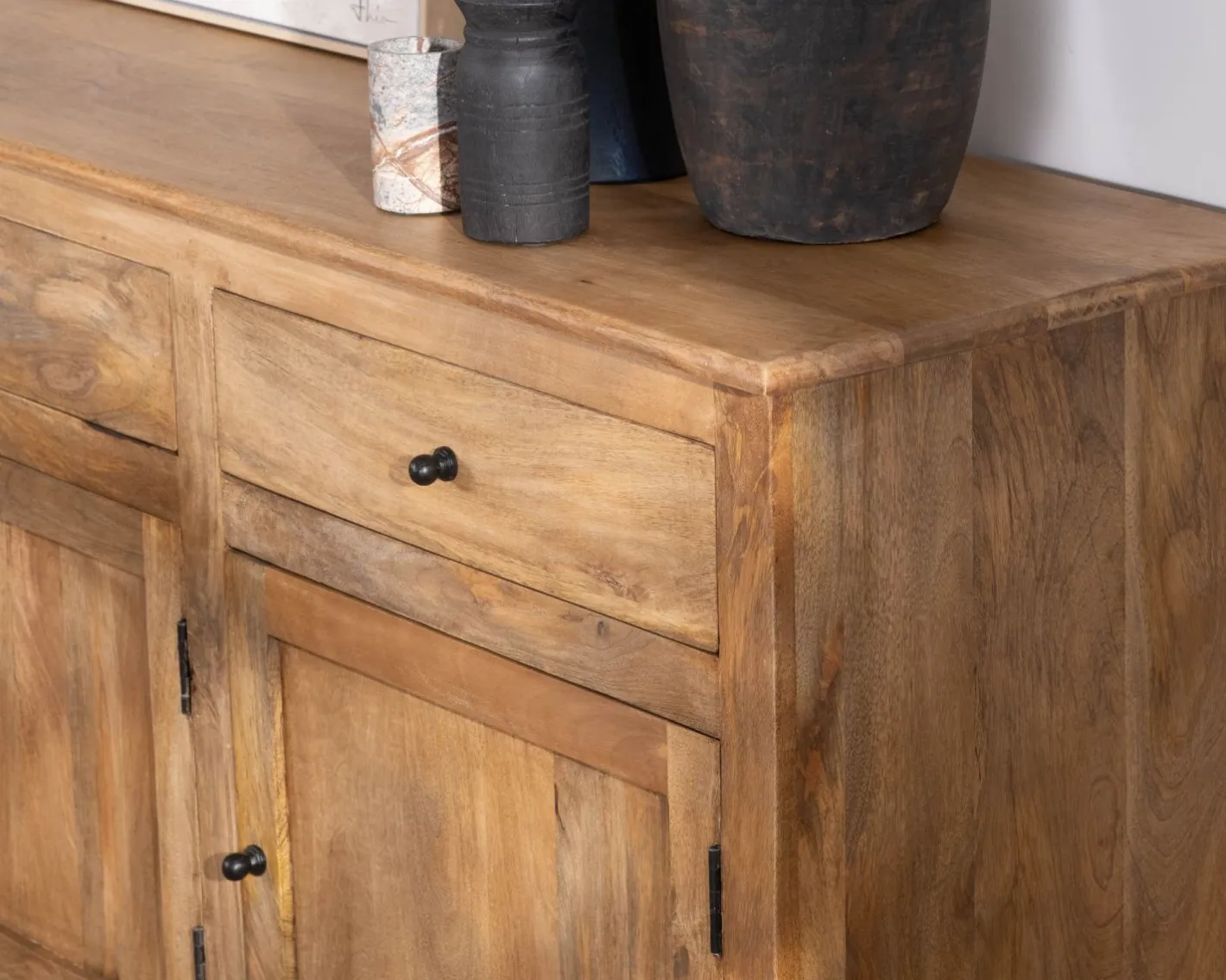 Outlet Buffet esprit maison de campagne "Sarah" 180 cm en manguier Buffet Et Bahut