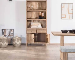 Best Buffet haut en manguier massif finition sablée largeur 87cm "Maestro" Buffet Et Bahut