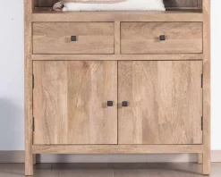 Best Buffet haut en manguier massif finition sablée largeur 87cm
