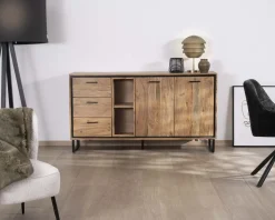 Outlet Buffet industriel 160 cm en acacia 