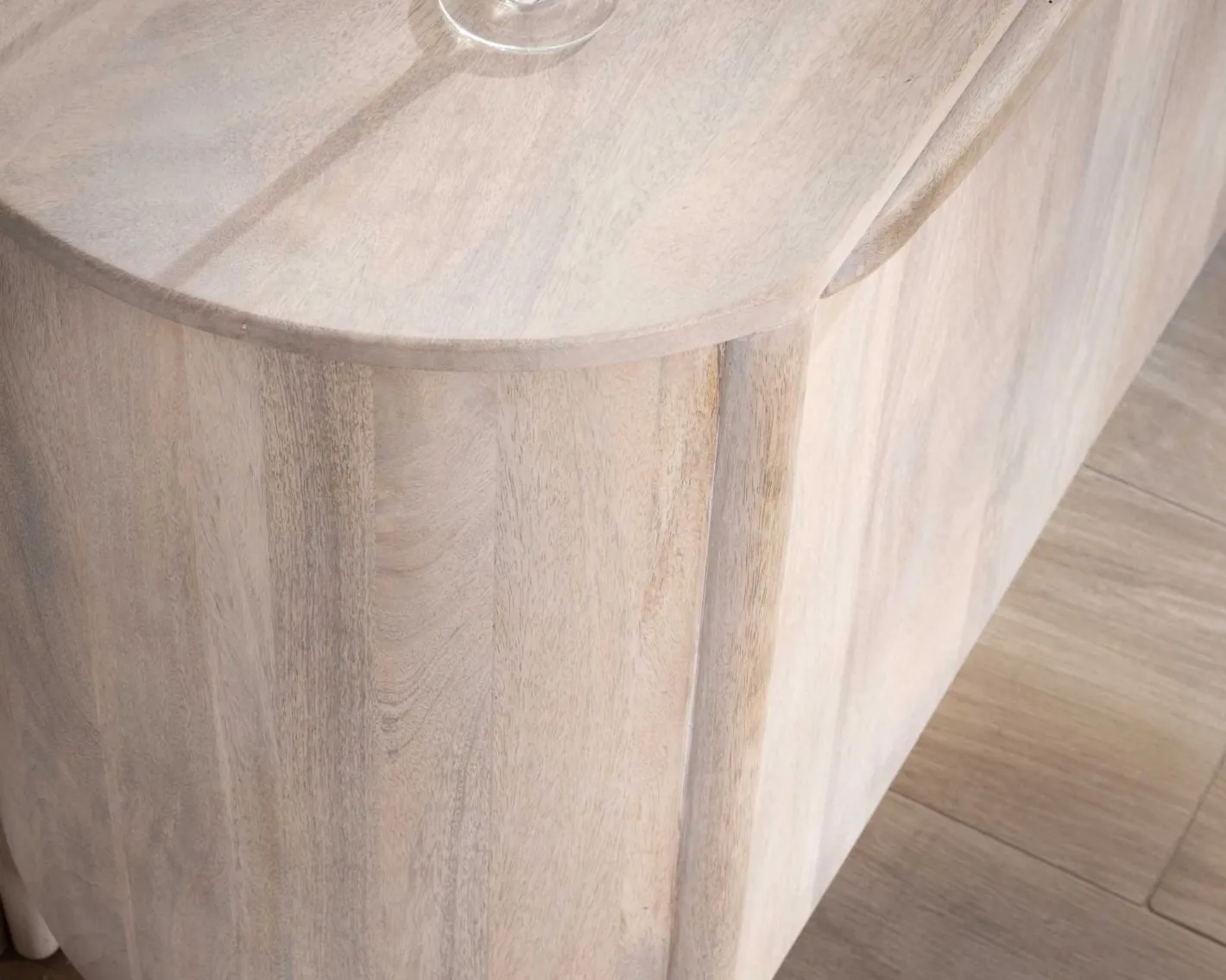 Online Buffet 3 portes 175cm en manguier massif côtés arrondis "Manon" Buffet Et Bahut