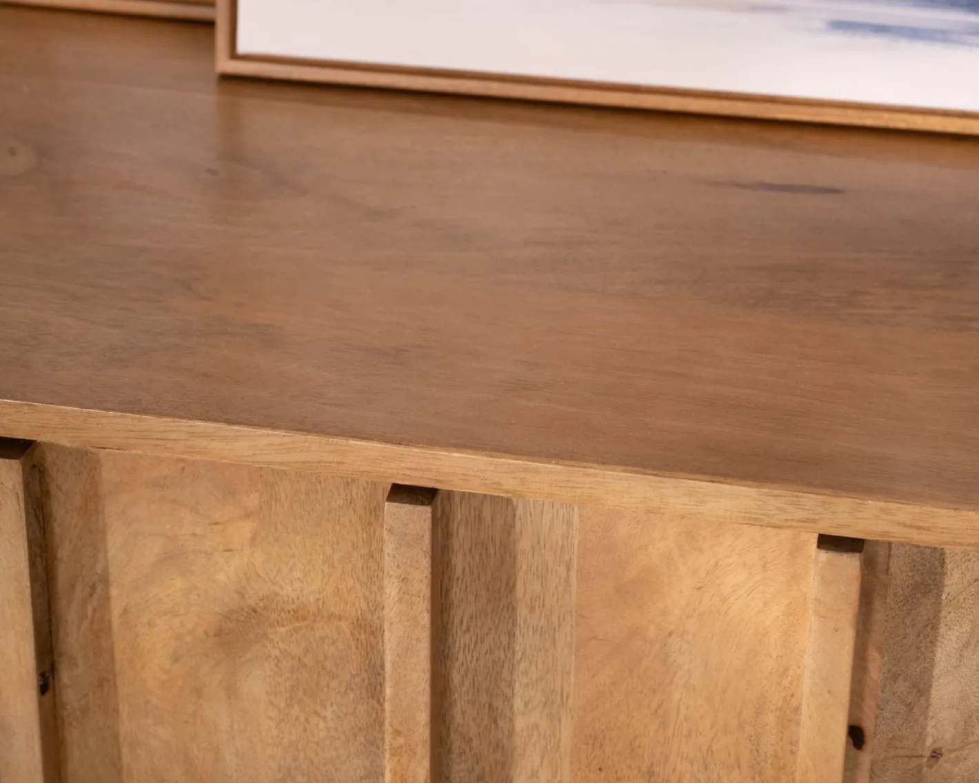Online Buffet 4 portes esprit zen en manguier massif naturel 4 portes « Sicaly » 180 cm Buffet Et Bahut