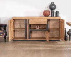 Sale Buffet ultra contemporain avec niche éclairage LED 