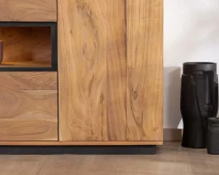 Sale Buffet ultra contemporain avec niche éclairage LED 