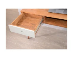 Clearance Bureau vintage en palissandre tiroirs gris et bois 
