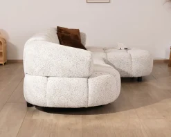 Clearance Canapé avec assise électrique et méridienne à droite 