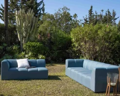 Sale Canapé d'angle en tissu turquoise haut de gamme