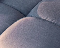 New Canapé extérieur avec angle gauche bi-teinte gris en tissu Sunbrella