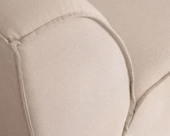 Discount Canapé outdoor en 2 modules "Sunset Bay" tissu spécial extérieur crème Canapé De Jardin