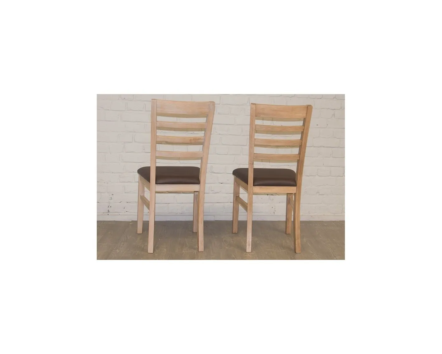 Online Chaise assise bycast chêne "Bella" Chaise