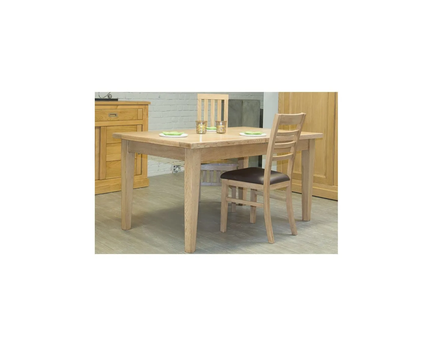 Online Chaise assise bycast chêne "Bella" Chaise