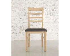 Online Chaise assise bycast chêne