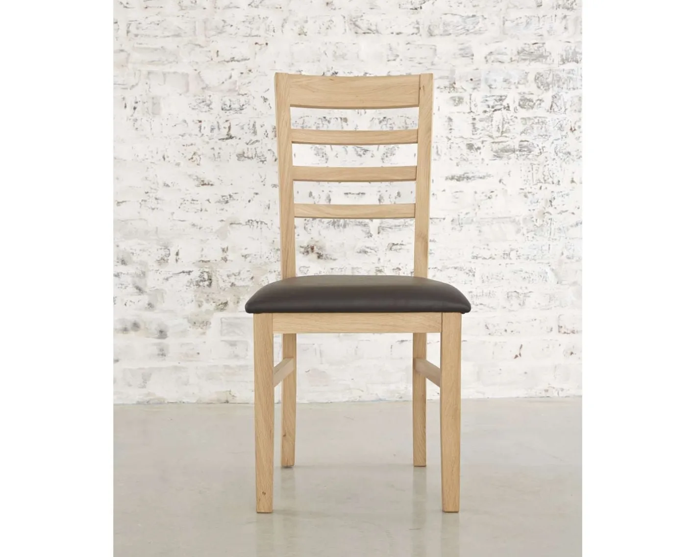 Online Chaise assise bycast chêne "Bella" Chaise