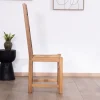 Discount Chaise de repas en chêne massif et assise tressée "Antique" esprit classique Chaise