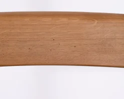 Discount Chaise de repas en chêne massif et assise tressée