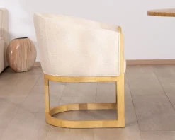 New Chaise de repas enveloppante style rétro chic