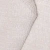 Outlet Chauffeuse pivotante 360° design épuré en tissu blanc "Marylin" Fauteuil