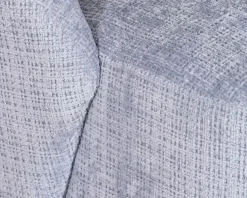 Hot Chauffeuse tournante design épuré en tissu bleu glacier "Marylin" Fauteuil