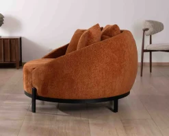 Clearance Chauffeuse XL 120 cm ultra confort avec coussins coordonnés