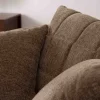 Clearance Chauffeuse XL en tissu bouclette taupe "Sweet Culture" 120 cm ultra confort Fauteuil