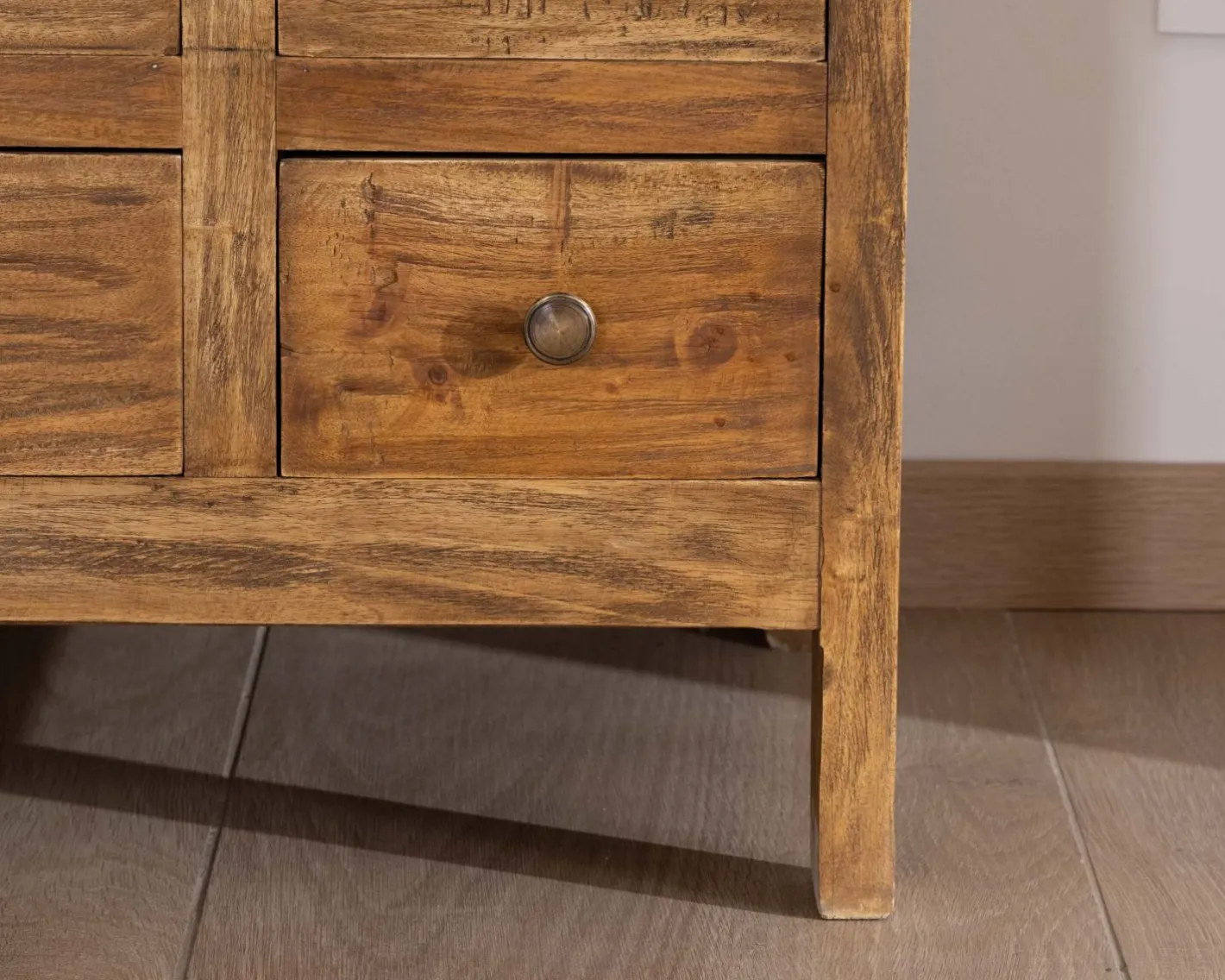 Commode apothicaire 30 tiroirs en bois de mahogany "Lacilo" Rangement|Commode