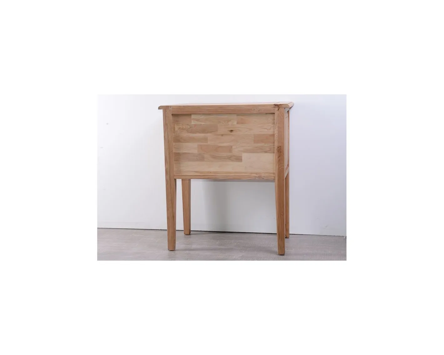 Best Commode chêne massif 3 tiroirs "Campagnol" Rangement|Commode