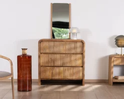 Online Commode design rétro avec façades cannelées 
