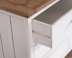 Outlet Commode 6 tiroirs en acacia 