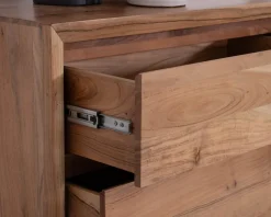 Best Commode 6 tiroirs en acacia style scandinave "Lignum" Commode