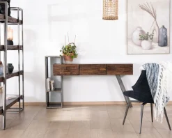 Outlet Console design et originale en bois et métal "Crescendo" Console|Console
