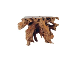 Sale Console racine de teck " Roots" Console