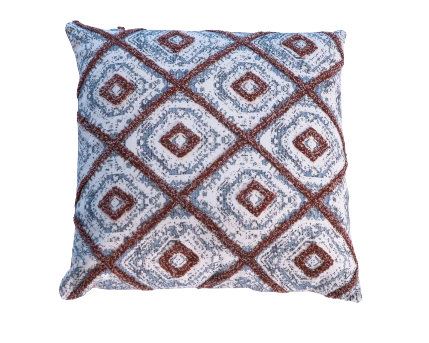 Discount Coussin déco en coton imprimé "Solira" format carré 45 x 45 cm Décoration