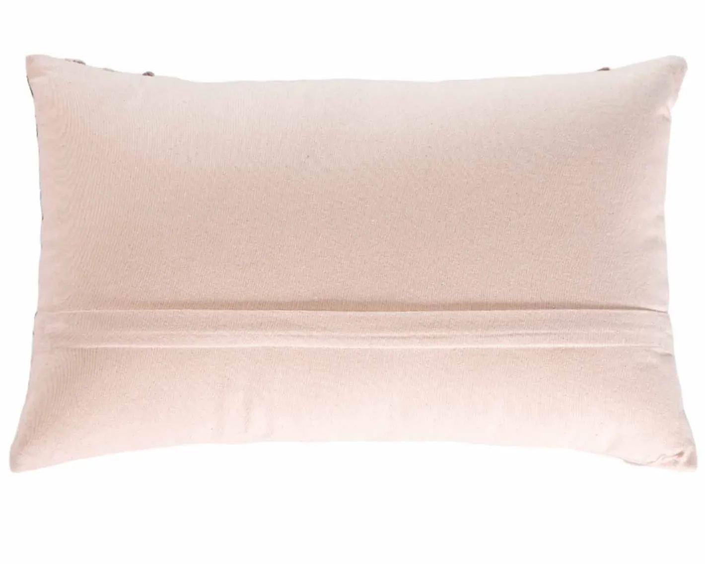 Hot Coussin en tissu motif brodé et imprimé "Matis" 50 x 30 cm Décoration