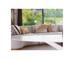 Online Coussin rectangulaire "Ethnic" 30 x 50 cm tons naturels en coton Décoration